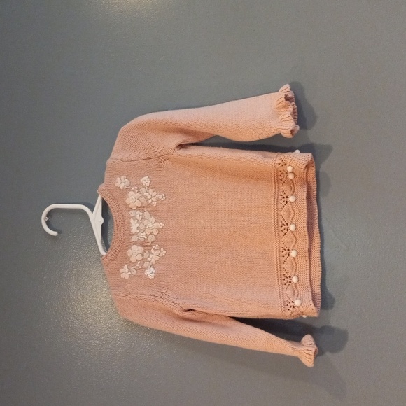 Toddler Floral Sweater - Picture 1 of 3